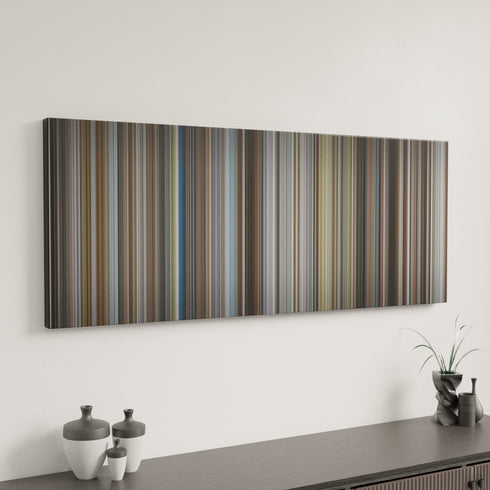 The Pursuit of Happyness canvas art in modern interior - movie color palette