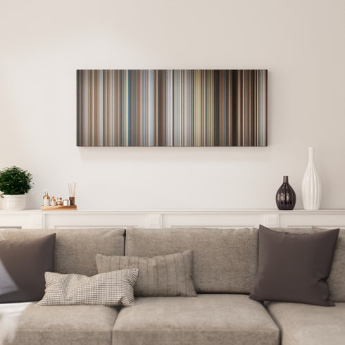 Living room interior with The Pursuit of Happyness Frome on the wall