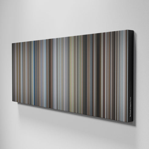 Side view of Buff's of The Pursuit of Happyness Frome on the wall