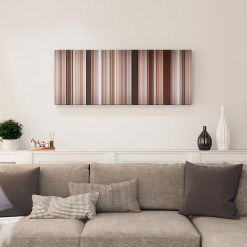 Hitch canvas print in living room - film wall decor