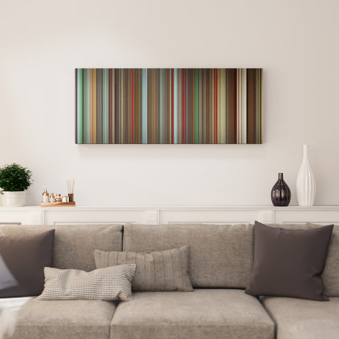 Living room interior with Ex Machina Frome on the wall