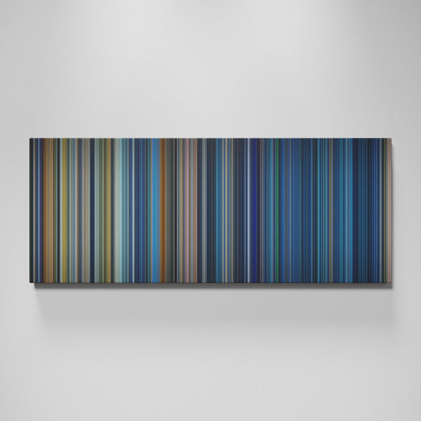 Armageddon movie canvas wall art - color palette print