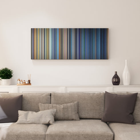 Armageddon canvas print in living room - film wall decor