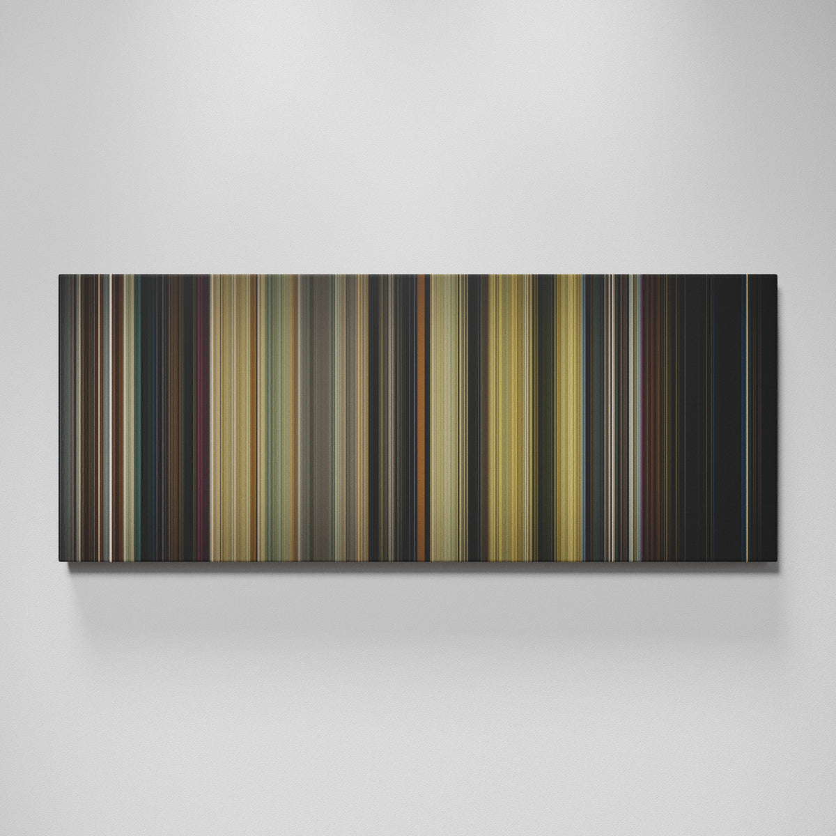 Once Upon a Time... In Hollywood movie canvas wall art - color palette print