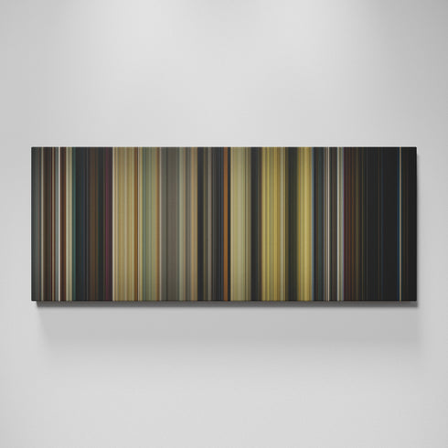 Once Upon a Time... In Hollywood movie canvas wall art - color palette print