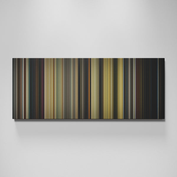 Once Upon a Time... In Hollywood movie canvas wall art - color palette print