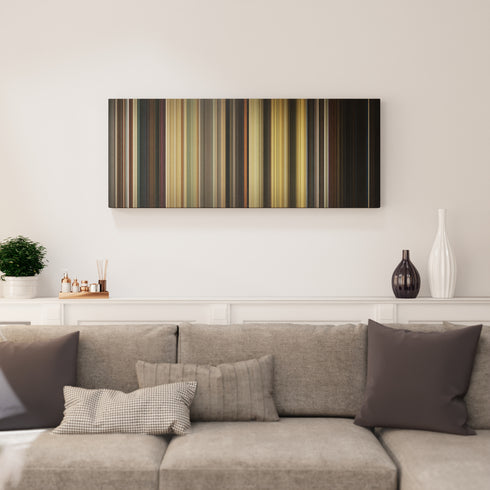 Once Upon a Time... In Hollywood canvas print in living room - film wall decor