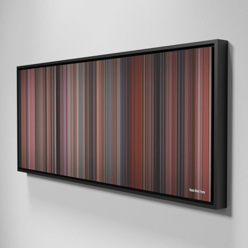 Side view of Framed Buff's of Home Alone Frome on the wall