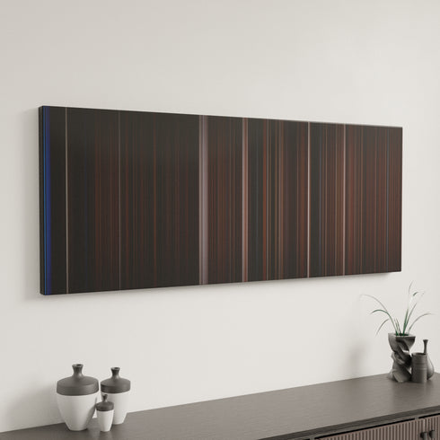 Clue canvas art in modern interior - movie color palette