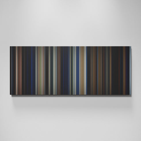 A Nightmare on Elm Street movie canvas wall art - color palette print
