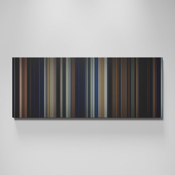 A Nightmare on Elm Street movie canvas wall art - color palette print