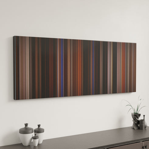 The Perks of Being a Wallflower canvas art in modern interior - movie color palette