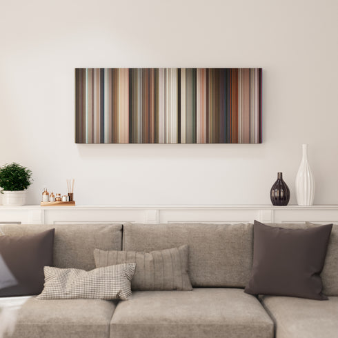 Crazy Rich Asians canvas print in living room - film wall decor