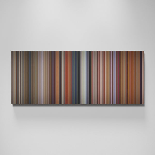 Dumb and Dumber movie canvas wall art - color palette print