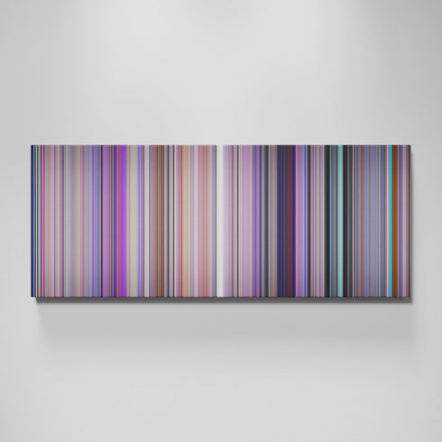Inside Out movie canvas wall art - color palette print