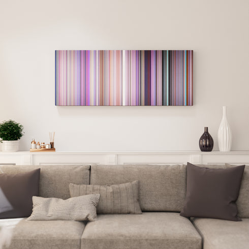 Inside Out canvas print in living room - film wall decor
