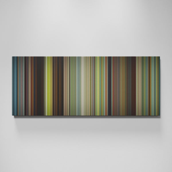 All the Bright Places movie canvas wall art - color palette print