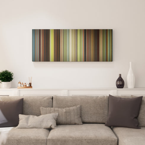 All the Bright Places canvas print in living room - film wall decor