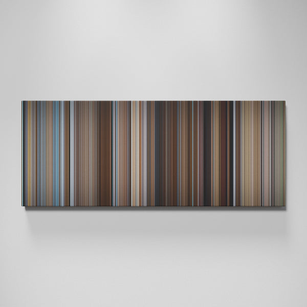 You've Got Mail movie canvas wall art - color palette print