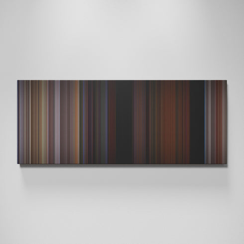 Before Sunrise movie canvas wall art - color palette print