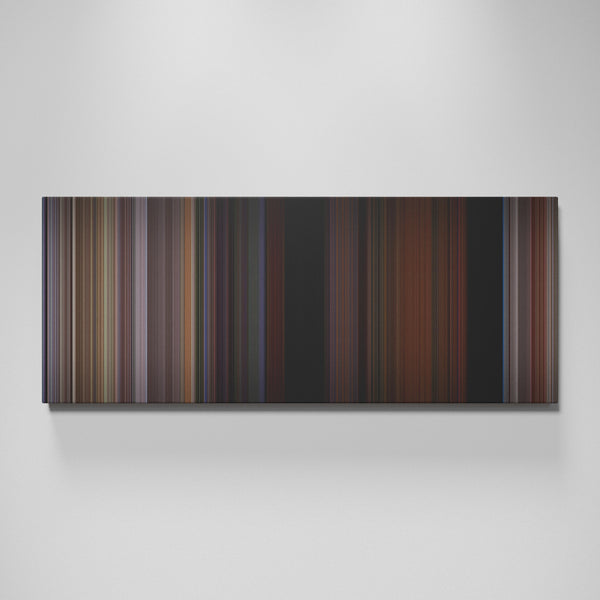 Before Sunrise movie canvas wall art - color palette print