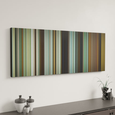 Moonlight canvas art in modern interior - movie color palette