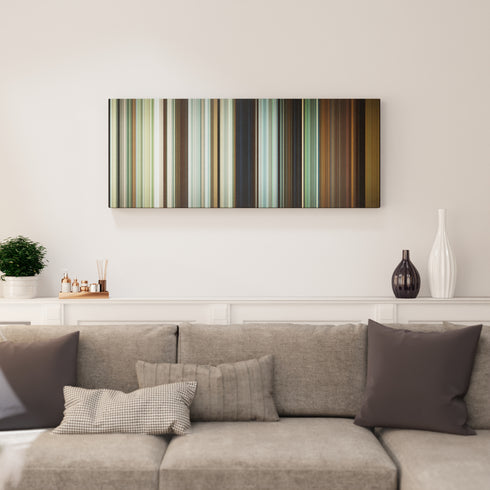 Moonlight canvas print in living room - film wall decor