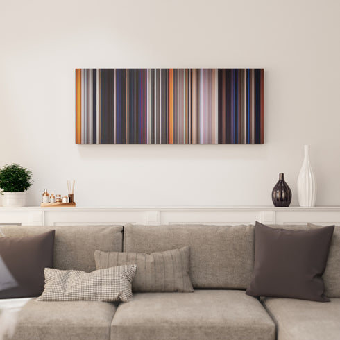 The Outsiders canvas print in living room - film wall decor
