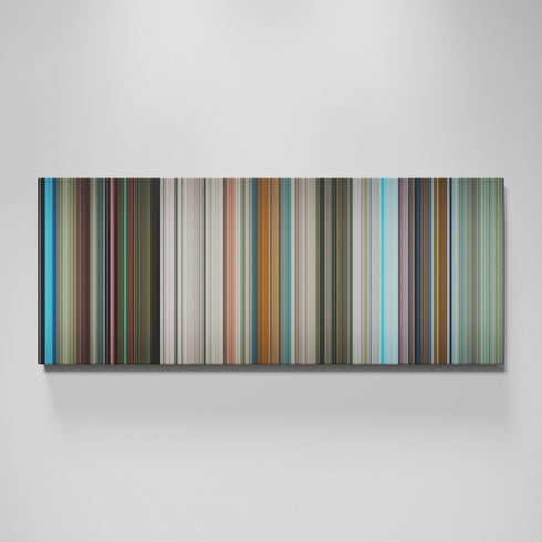 The Hitchhiker's Guide to the Galaxy movie canvas wall art - color palette print