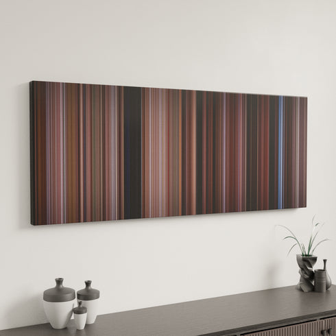Dead Poets Society canvas art in modern interior - movie color palette