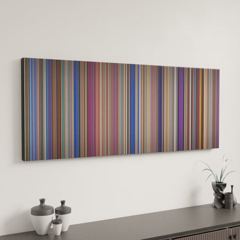 One Direction: This Is Us canvas art in modern interior - movie color palette