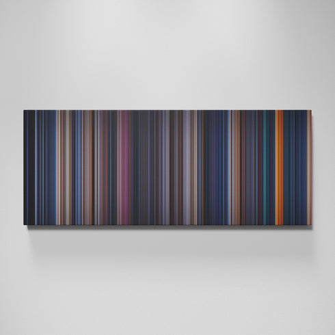 The Terminator movie canvas wall art - color palette print