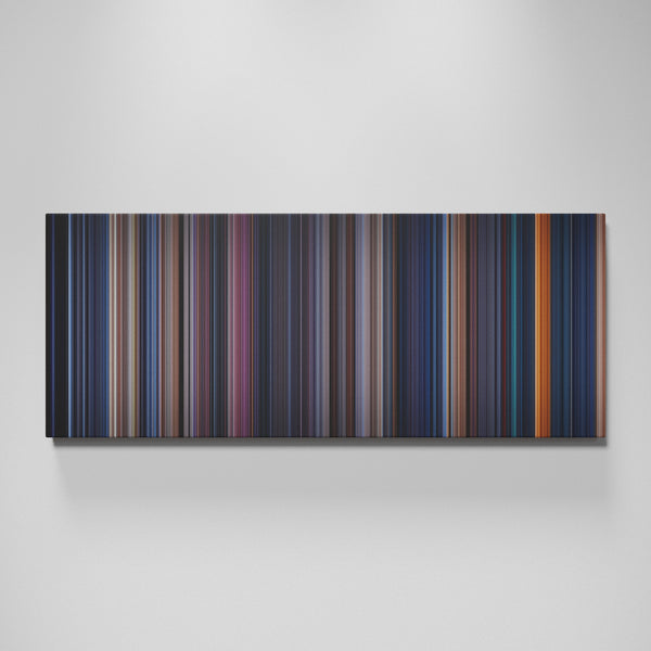 The Terminator movie canvas wall art - color palette print