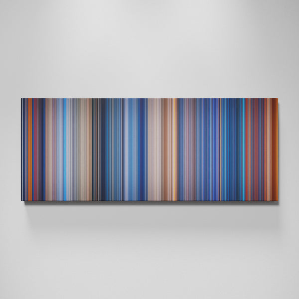 Terminator 2: Judgment Day movie canvas wall art - color palette print
