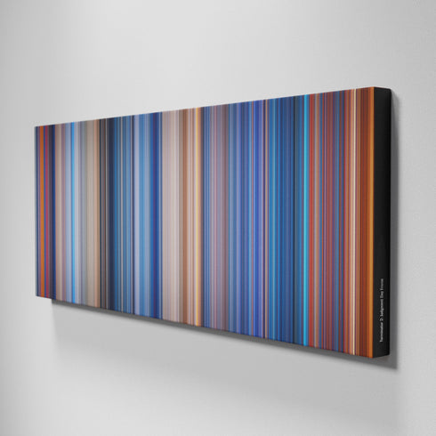 Side view of Buff's of Terminator 2: Judgment Day Frome on the wall