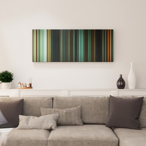 Wonder Woman canvas print in living room - film wall decor