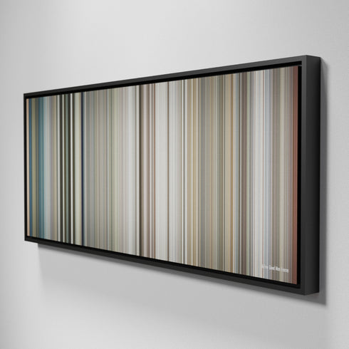 Side view of Framed Buff's of A Few Good Men Frome on the wall