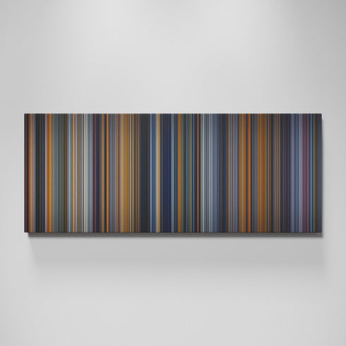The Martian movie canvas wall art - color palette print