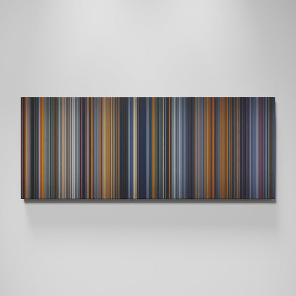 The Martian movie canvas wall art - color palette print