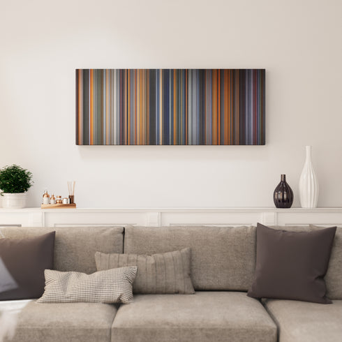 The Martian canvas print in living room - film wall decor