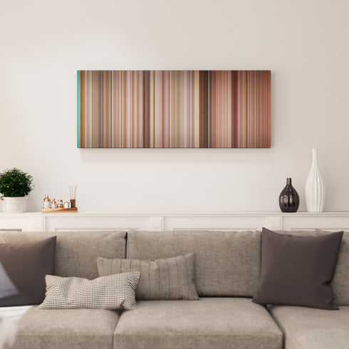 Living room interior with Little Giants Frome on the wall