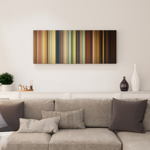 Living room interior with Apocalypse Now Frome on the wall