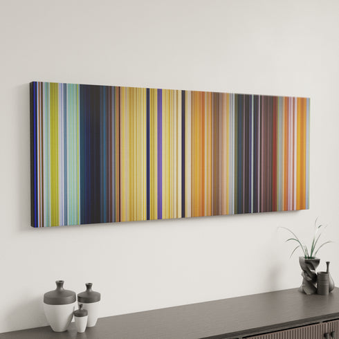 Spirit: Stallion of the Cimarron canvas art in modern interior - movie color palette