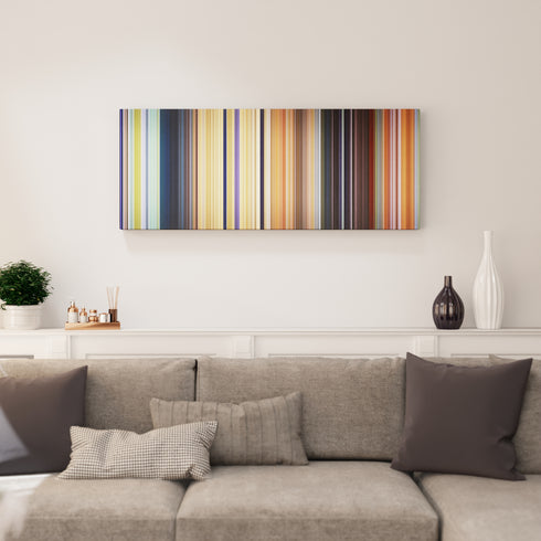 Spirit: Stallion of the Cimarron canvas print in living room - film wall decor