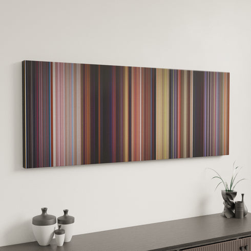 Scooby-Doo canvas art in modern interior - movie color palette