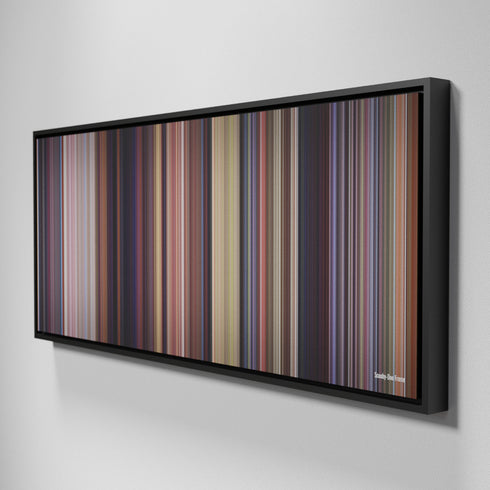 Side view of Framed Buff's of Scooby-Doo Frome on the wall