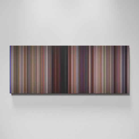 Clueless movie canvas wall art - color palette print