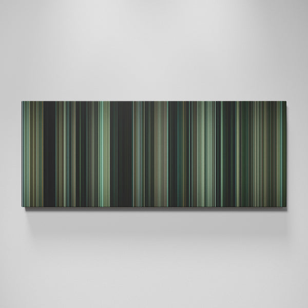 Source Code movie canvas wall art - color palette print