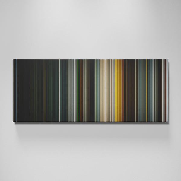 Snowpiercer movie canvas wall art - color palette print