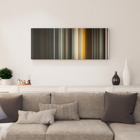 Snowpiercer canvas print in living room - film wall decor